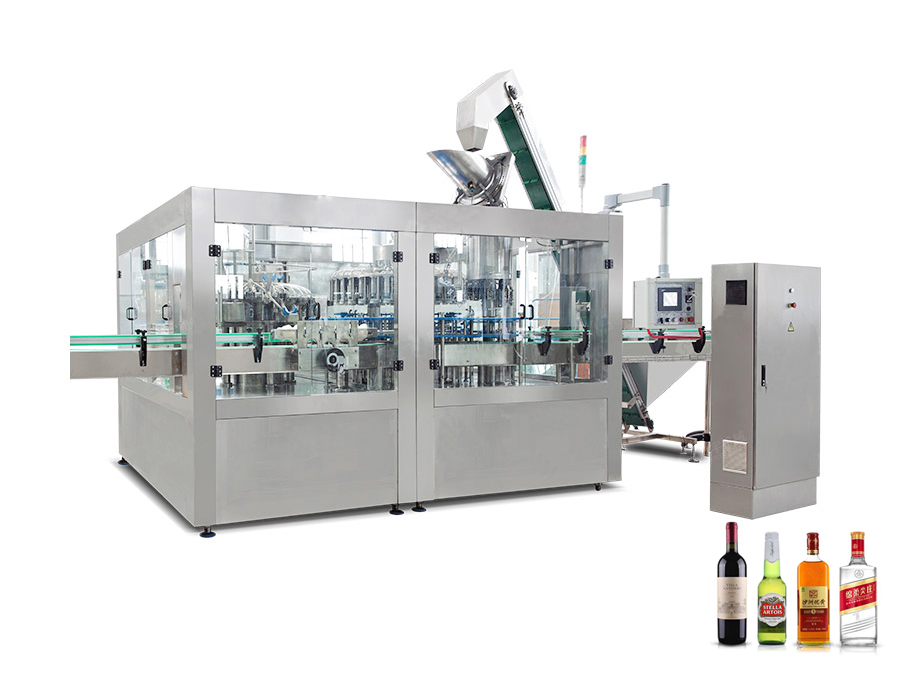 Glass bottle beverage production line